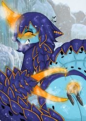 anal_vore ice_worm_(subnautica) robin_ayou snowcryptid_(artist) subnautica_below_zero vore