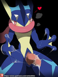 greninja from nintendo by winick-lim