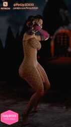 3d futanari mileena mortal_kombat tagme