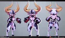 3d ass breasts cow_girl disgaea disgaea_6 evil_eye_(disgaea) exposed_breasts futanari holster intersex large_breasts monster_cock monster_futa monster_girl nippon_ichi_software penis zy0n7