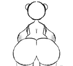 animated ass bear big_breasts bouncing_breasts bouncing_butt breasts duo female genitals huge_breasts male male/female mammal muzzleloader_(artist) penetration penis sex