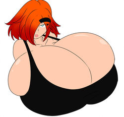 big_breasts huge_breasts red_hair red_hair redheadchan