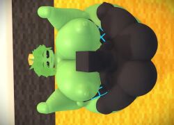 cum_inside enderman facesitting growth incest_(lore) inflation larger_female minecraft size_difference slime_(minecraft) slime_girl smaller_male tagme vaginal_penetration video