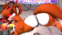 blush cryptiacurves excited fazclaire's_nightclub fexa five_nights_at_freddy's fredina's_nightclub horny lustful_gaze oc reverse_cowgirl_position riding tagme video