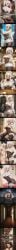 1boy 1girls ai_generated akyoi bedroom big_ass big_breasts black_bodysuit black_lipstick blush caption coffee collarbone comic dark-skinned_male doujinshi grabbing_another's_arm hoodie humiliation licking_pussy little_penis looking_at_viewer netorare ntr nude on_bed original_character patreon phone ponytail short_hair shorts text white_hair yellow_eyes