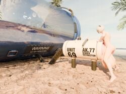 1futa 3d asaron balls balls_bigger_than_head beach blindfold breasts cum ejaculation erect_penis erection futa_only futanari hairband huge_balls huge_cock hyper hyper_balls hyper_penis light-skinned_futa light_skin masturbation milking milking_machine nier nier:_automata nipples nude nude_futa penis penis_milking penis_milking_machine short_hair solo testicles white_hair yorha_2b