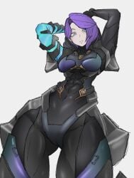 alternate_costume apex_legends looking_at_viewer navel tight_clothing ueda8039 wattson_(apex_legends)