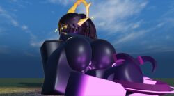 cowgirl_position lampshaderr34 laying_down naked naked_female naked_male penis_in_pussy penumbras roblox robloxian sex tagme the_umbra