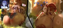 1futa adoniasfra big_ass big_breasts big_butt commission futa_on_female futanari roblox roblox_avatar robloxian size_difference small_but_hung tagme