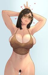 1girl 1girls abs armpit_crease armpit_fetish armpits arms_up big_boobs big_breasts big_tits black_hair boobs breasts breasts_spilling_out crop_top female female_focus female_only final_fantasy final_fantasy_vii galaad1800 large_boobs large_breasts large_tits midriff midriff_baring_shirt navel pale-skinned_female pale_skin pubic_hair pussy pussy_juice pussy_juice_drip red_eyes solo solo_focus sunglasses sweat sweatdrop sweating sweaty sweaty_armpits sweaty_body sweaty_breasts tank_top tifa_lockhart tight_clothing tits titties vagina