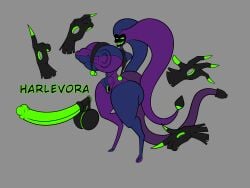 disembodied_hand disembodied_hands disembodied_penis futa_only futanari jester monster monster_girl oc solo solo_focus xsherlock420_(artist)