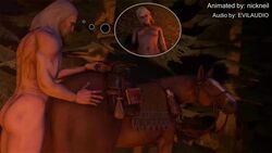 1animal 1boy 3d all_fours animated ass bestiality cd_projekt_red ciri dialog dialogue doggy_style equine evilaudio female female_feral feral feral_penetrated from_behind_position funny geralt_of_rivia horse human human_on_feral human_penetrating human_penetrating_feral interspecies larger_female male male_on_feral mammal mare mating nickneil_(artist) night nude penetration penis plotka sex size_difference sound sound_effects straight the_witcher the_witcher_(series) the_witcher_2 the_witcher_3:_wild_hunt video zoophilia