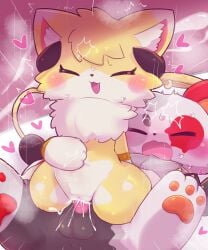 2023 abdominal_bulge anthro anthro_on_anthro anthro_penetrated anthro_penetrating anthro_penetrating_anthro badwingm bear biped black_body blush blush_stickers bodily_fluids cheek_tuft chest_tuft countershading cum cum_in_vagina cum_inside cum_splatter cute_fangs digital_drawing_(artwork) digital_media_(artwork) domestic_cat duo ejaculation eyes_closed facial_tuft fangs feet felid feline felis female female_anthro female_penetrated fur fur_tuft genital_fluids genitals giant_panda hand_on_belly happy happy_sex head_tuft hearts_around_body hi_res hindpaw inner_ear_fluff interspecies male male/female male_anthro male_penetrating male_penetrating_female mammal multicolored_body multicolored_fur nude nude_anthro nude_female on_bottom on_top open_mouth open_smile paws penetration penile penile_penetration penis penis_in_vagina pink_background reverse_cowgirl_position sex shaded shaking simple_background slim slim_anthro slim_female smile soft_shading teeth three-quarter_view thrust_lines tremble_spikes trembling tuft two_tone_body two_tone_fur vaginal vaginal_penetration vulva white_body white_countershading white_fur yellow_body yellow_fur