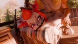 1boy 1boy1girl 1girl1boy 1girls 3d 3d_(artwork) 3d_animation aggressive aggressive_sex ahe_gao animated anthro anthro_on_anthro arm_grab ass bigger_male bondage bound breasts butt_jiggle canid canine coach dominant dominant_male duo epic_games felid feline female feral forest forest_background fortnite fortnite:_battle_royale fox fur furry_female furry_male furry_only glowing glowing_eyes hair hi_res holding_head kimiko_(fortnite) larger_male looking_pleasured lying male male/female mammal meowscles_(fortnite) meowtooth meowtooth_(fortnite) muscular muscular_male opennsfwsp opennsfwsp_(sfx) outside outside_sex pinned pinned_down pinned_to_bed plant red_hair rope rough_sex sex size_difference smaller_female sound straight submissive submissive_female taanukic tagme tanukichan video white_fur