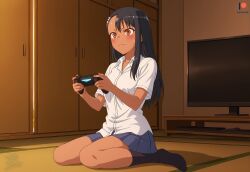 ai ai_generated anime_style nagatoro ps4_controller senpai socks tag_your_ai_trash toy