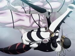 animated censored cum cum_inside female gif ice_place male monster_girl mosquito mosquito_girl_(one-punch_man) mosquito_musume one-punch_man straight