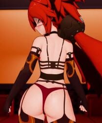1girls 3d 3d_animation animated ass ass_shake big_ass big_butt blush dancing embarrassed fat_ass freckles freckles_on_ass garter_belt garter_straps gigaman76 koleda_belobog large_ass long_hair looking_at_viewer looking_back mp4 no_sound panties red_hair red_panties shaking_ass solo solo_female solo_focus tagme thick thick_thighs thighhighs thighs twintails video zenless_zone_zero