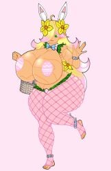barefoot bermuda_art big_ass big_breasts big_butt bimbo bimbo_body blonde_female blonde_hair bowtie bunny_ears druid easter easter_basket easter_egg easter_egg_pasties eladrin eladrin_(dnd) enormous_ass enormous_breasts fat_ass fishnet_legwear fishnets flower flower_in_hair flowers flowers_in_hair gigantic_ass gigantic_breasts gradient_hair green_eyes hair_over_one_eye huge_ass huge_breasts long_hair oc original_character reverse_bunny_costume reverse_bunnysuit thicc thicc_thighs thick_thighs thighs wavy_hair wood_skin wooden_skin
