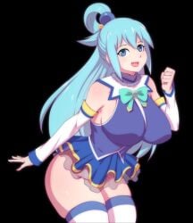 aqua (konosuba) from kono subarashii sekai ni shukufuku wo! by bokuman
