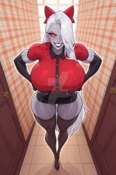 1girls ai_generated angel angel_girl ass ass_bigger_than_head big_ass big_breasts big_thighs bimbo breasts breasts_bigger_than_head bubble_ass bubble_butt bursting_breasts bursting_butt chest curvaceous curvy curvy_figure dat_ass digital_media_(artwork) dumptruck_ass dumptruck_butt enormous_ass enormous_breasts enormous_thighs fat_ass female female_only gigantic_ass gigantic_breasts gigantic_thighs hazbin_hotel hellaverse hips hourglass_figure huge_ass huge_breasts huge_thighs humanoid humongous_ass humongous_breasts humongous_thighs hyper hyper_ass hyper_breasts hyper_thighs large_ass large_breasts large_thighs legs male/female massive_ass massive_breasts massive_thighs mature mature_female round_ass round_breasts slim_waist thick thick_ass thick_hips thick_legs thick_thighs thighs thighs_bigger_than_head urumcevarts vaggie_(hazbin_hotel) voluptuous waist white_hair wide_ass wide_hips wide_thighs