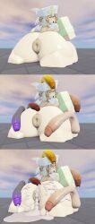 1girls 3d ass ass_focus boxingstudio bukkake caretaker_(die_of_death) creampie cum die_of_death_(roblox) disembodied_penis roblox surrounded_by_penises