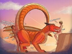 2026 anal anal_sex anjydrawslewd ass back_wings balls blush bodily_fluids clay_(wof) cum cum_in_ass cum_in_mouth cum_inside dialogue doggy_style double_penetration dragon ejaculation european_mythology feet fellatio feral feral_penetrated from_behind_position genital_fluids genitals group group_sex hi_res human human_on_feral human_penetrating human_penetrating_feral human_penetrating_male inside interspecies larger_male larger_penetrated looking_pleasured male male/male male_penetrating mammal membrane_(anatomy) membranous_wings mudwing_(wof) mythological_creature mythological_scalie mythology nude nude_male open_mouth oral oral_penetration paws penetration penile penile_penetration penis pupil saliva saliva_on_penis scalie sex size_difference smaller_male spitroast sweat sweatdrop tail tail_butt text threesome western_dragon wings wings_of_fire zoophilia