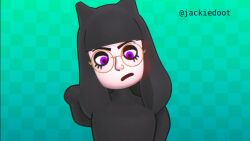 1girls 2025 3d 3d_animation 3d_model animated big_breasts big_glasses black_hair breast_expansion breast_focus breast_growth breasts enormous_breasts eyelashes female female_focus gigantic_breasts glasses goth goth_girl gothic growing growth growth_sequence huge_breasts jackiedoot large_breasts long_hair looking_at_viewer massive_breasts mii nintendo nose_piercing nose_ring plump plump_breasts purple_eyes sound talking talking_to_viewer video watermark waving waving_at_viewer white_skin white_skinned_female