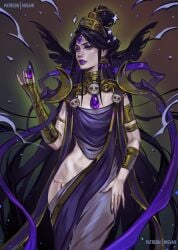 nyx (hades) from greek mythology by misami