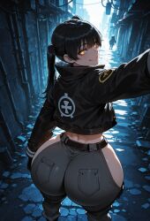 ai_generated ass_focus attractive attractive_body attractive_female big_ass big_breasts big_butt big_thighs black_hair curvy cute enen_no_shouboutai fat_ass fat_butt female female_only fire_force hot huge_ass huge_breasts huge_butt huge_thighs kotatsu_tamaki massive_ass massive_breasts massive_butt miyuai seductive selfie sexy sexy_body sexy_female tamaki_kotatsu thick thick_ass thick_body thick_booty thick_butt thick_legs thick_thighs yellow_eyes