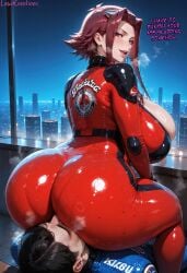 akiza izinski from yu-gi-oh! by lewdcreationsai