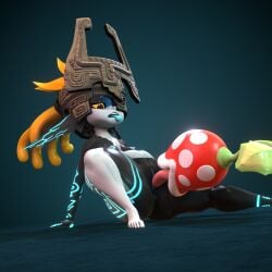 1girls big_butt big_hips big_thighs biped blonde_hair bubble_butt cunnilingus fat_ass fat_butt female headgear helmet imp_midna licking_pussy looking_pleasured mario_(series) midna nintendo nude piranha_plant plant red_eyes shortstack small_breasts super_mario_bros. the_legend_of_zelda thick_hips thick_thighs tongue tongue_out twilight_princess wide_hips wide_thighs