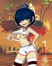 noodle (gorillaz) from gorillaz by inspector lewd