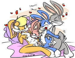 2008 a.g.i. anthro babs_bunny bisexual bugs_bunny buster_bunny female fur furry furry_only lola_bunny looney_tunes male no_humans rabbit smooth_fur tiny_toon_adventures uncensored yaoi