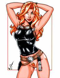 2008 bottomless garrett_blair going_commando mara_jade mara_jade_skywalker no_panties no_pants nopan pubic_hair star_wars tagme