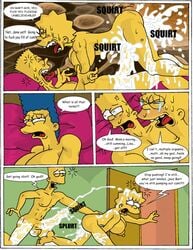 bart_simpson big_penis breasts brother brother_and_sister comic cum cum_in_pussy cum_in_uterus cum_inside dialogue english_text excessive_cum female huge_cock human impregnation inbreeding incest lisa_simpson male marge_simpson ovum penis sister straight the_fear the_simpsons uterus x-ray