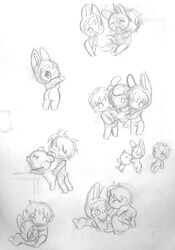 1boy 3girls anal animal_crossing animal_crossing_boy anthro ass bear bottomless breasts chrissy_(animal_crossing) closed_eyes dog doggy_style dotty_(animal_crossing) erection fellatio female from_behind furry harriet_(animal_crossing) human interspecies keishinkae kissing male maple_(animal_crossing) masturbation nintendo nude olive_(animal_crossing) open_mouth oral penis poodle pussy pussy_juice rabbit saliva sex short_hair sketch straight straight_hair testicles threesome undressing villager_(animal_crossing) wet