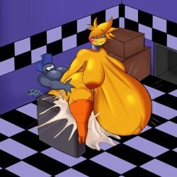 ass_bigger_than_head breast_expansion casual casual_nudity cum cum_inside cumflation feitadenectar female five_nights_at_freddy's gritted_teeth huge_ass huge_breasts loving_it nude penetration public public_nudity robot robot_girl sex straight teasing toy_chica_(fnaf)