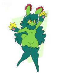 breasts female hambor12 maractus plantie pokémon_(species) pokemon pokemon_(species) tagme thick_thighs wide_hips