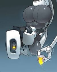 big_ass big_breasts crush glados glados_(central_core) krekk0v krekkball portal_(series) robot