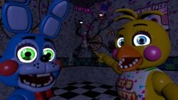 2boys 3d anal_penetration animatronics best_friends big_penis camera_phone caught_masturbating dildo_in_ass dissappointed_look double_head female five_nights_at_freddy's funny jester looking_at_viewer looking_back_at_viewer mangle_(fnaf) mangled_mangle_(fnaf) meme motion_blur pctoaster pink_penis plapping pleasuring_self pointing_soyjak realization rough_penetration sfm source_filmmaker surprised_expression testing toy_bonnie_(fnaf) toy_chica_(fnaf)