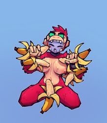 animal_costume banana brawl_stars gay masturbating_other masturbation red_suit rule_63 supercell supercell_(company) surge_(brawl_stars) thony_690