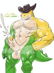 1boy 1male 2024 abs anthro anthro_focus anthro_only anthro_solo arkyhorny crocodile crocodilian crocodylid cum cum_string cumming cumshot digital_drawing_(artwork) digital_media_(artwork) ejaculating_cum ejaculation erect_penis erection glans gummigoo_(the_amazing_digital_circus) gummy_(food) gummy_creature hat headgear headwear humanoid_genitalia humanoid_penis living_candy living_food male male_anthro male_focus male_only muscle muscular muscular_anthro muscular_male orgasm pecs pectorals penile penis penis_out reptile reptile_humanoid solo solo_anthro solo_focus solo_in_panel solo_male solo_male spikes steam steaming_body sweatdrop sweaty_body the_amazing_digital_circus