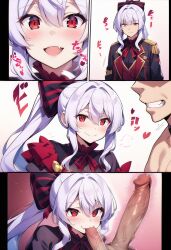 ai_generated blowjob comic female manga overlord_(maruyama) shalltear_bloodfallen