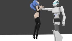 3d animated choking corpse costume crossdressing dead death femboy highheels kenny_diver leotard male male_death no_sound penguin robot ryona snuff tagme video