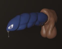 3d 5:4 bodily_fluids cum dark_background genital_fluids hi_res klu-tal male male_only penis solo vulpes_helios