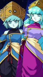 aeos ai_generated blue_body blue_eyes blue_hair dragon_ball goddess kaioshin_angel nonude perfect_body pointy_ears super_dragon_ball_heroes supreme_kai_of_time tagme time_power_unleashed_form_(dragon_ball)