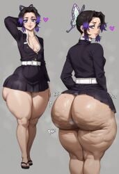 1female 1girls ai_generated ass ass_focus big_ass bottom_heavy breasts bubble_butt cellulite demon_slayer demon_slayer_uniform dumptruck_ass enormous_ass fat_ass female female_only flip_flops gigantic_ass ginormous_ass goonable huge_ass humongous_ass hyper hyper_ass kimetsu_no_yaiba kochou_shinobu lips mature mature_body mature_figure mature_woman milf mommy oiled perfect_ass perfect_body perfection purple_eyes purple_hair rare round_ass shinobu_kocho skirt small_breasts solo solo_female sweat sweaty_ass taiga20 thick thick_ass thick_thighs thighs voluptuous voluptuous_female wide_hips