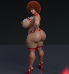 3d big_breasts bobbywhore busty curvy enormous_breasts fat_ass fishnets gigantic_ass gigantic_breasts high_heels huge_ass huge_breasts lip_piercing nipple_piercing platform_heels rope_bondage thick thick_ass thick_thighs voluptuous voluptuous_female