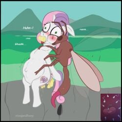 asphyxiation birthing bodily_fluids choking dubious_consent equine female forced_pregnancy horse impregnation insect interspecies larva my_little_pony sweetie_belle_(mlp) tagme tears unwanted_impregnation wings zoophilia