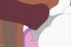 anal animated anus balls big_macintosh_(mlp) friendship_is_magic mackstack mp4 my_little_pony no_sound penis sweetie_belle_(mlp) tagme vagina video